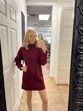 Mock Neck Sweater Dress
