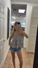 Ruffled Strapless Top