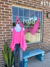 Pink High Low Tank Top